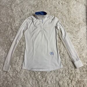 Women’s XS White Essex Classics Long Sleeve Horseback Riding Show Shirt